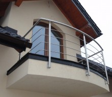 balustrady nierdzewne gięte