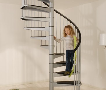 schody spiralne metalowe