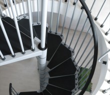 schody spiralne metalowe